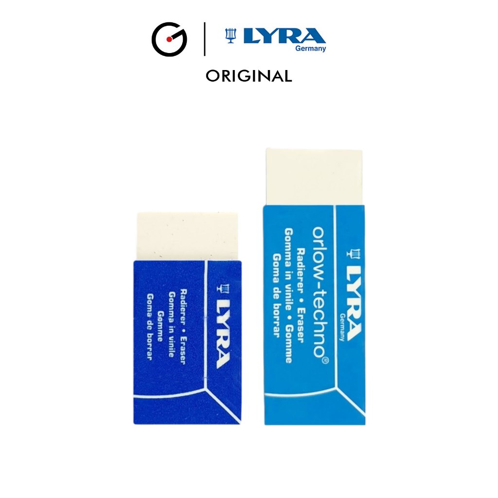 

Lyra Penghapus Karet Pensil Dan Kertas Penghapus Bersih Eraser Orlow Techno Perlengkapan Alat Tulis Lyr-741020