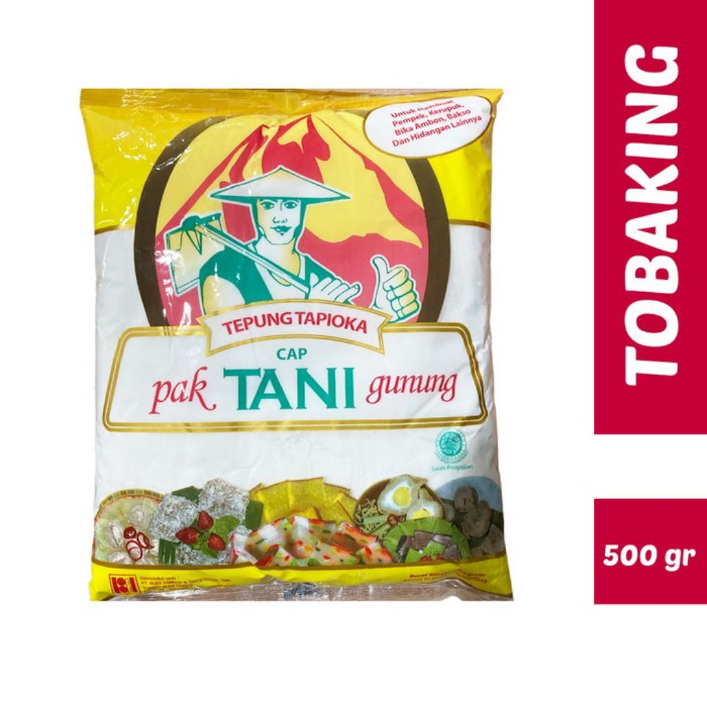 

tepung tapioka kmsan 500 gram merek pak tani