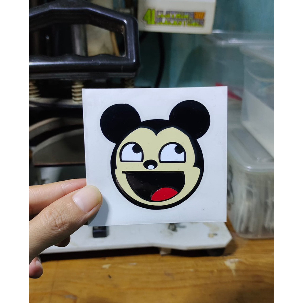 

stiker cutting Mickey mouse lucu stiker murah