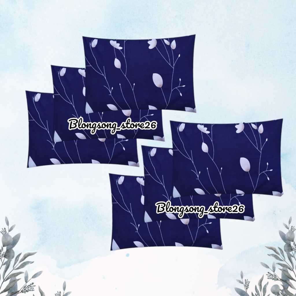 sarung bantal 6pcs sarban aesthetic motif dewasa bunga dan karakter untuk tidur ukuran 45x60