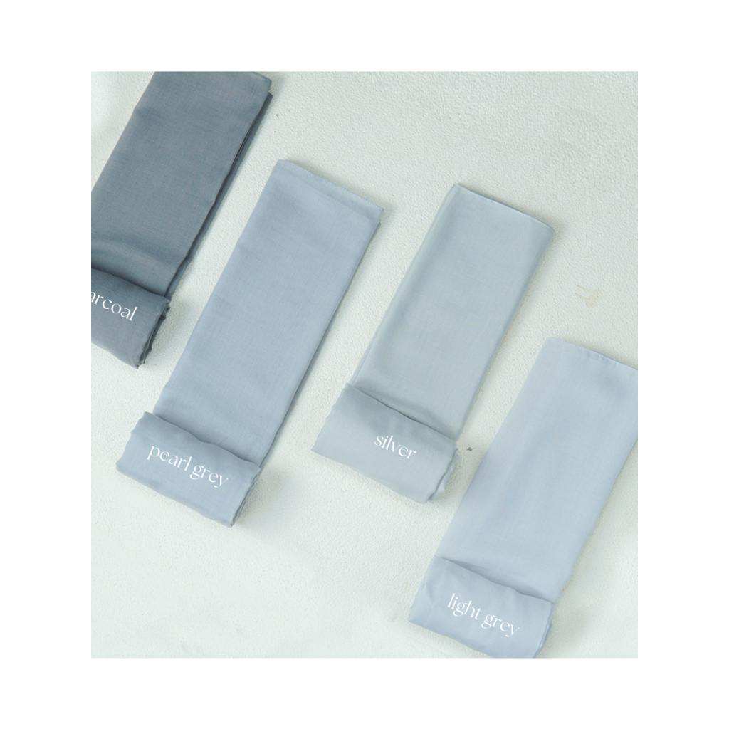 Mawaré Hijab Paris Premium Square - Lembut & Mudah Dibentuk | 110x110 cm