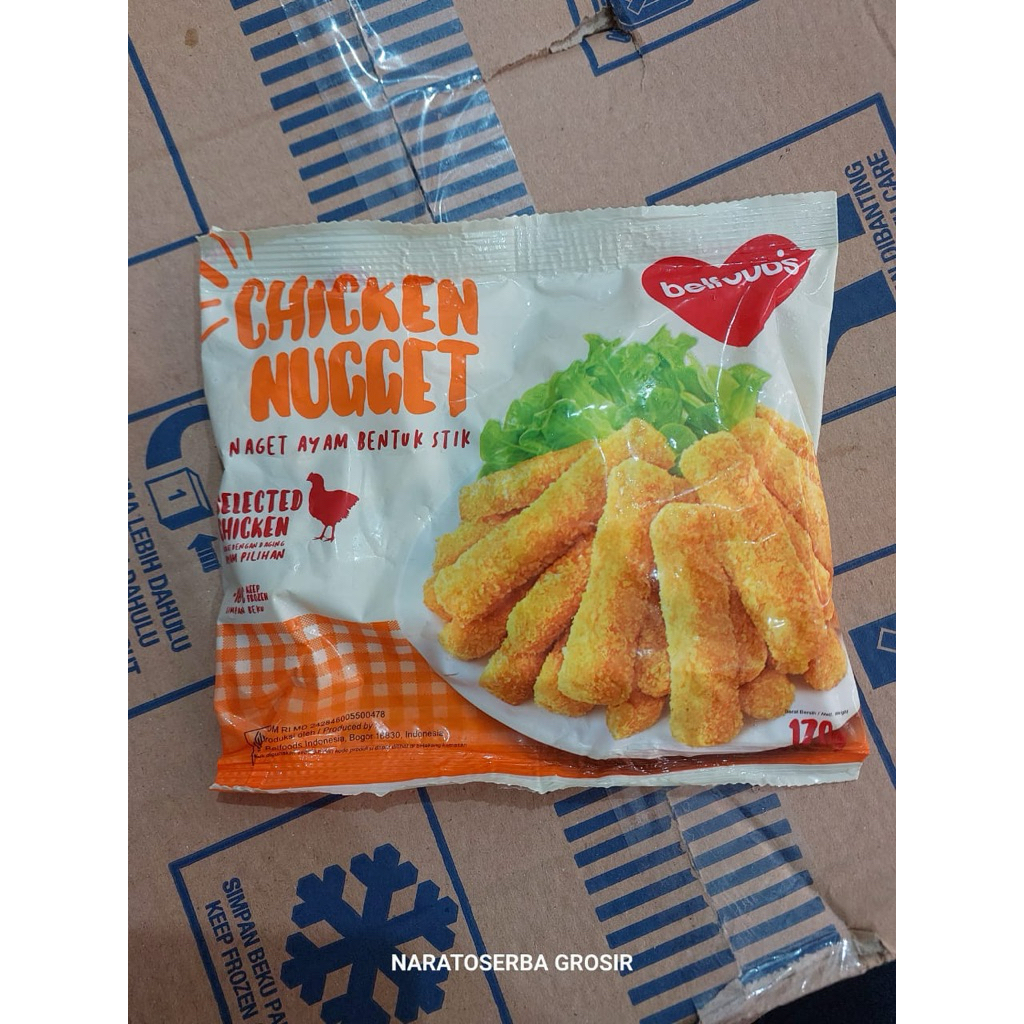 

BELFOODS Chicken Nugget Stick 170gr | Nugget Ayam Belfood