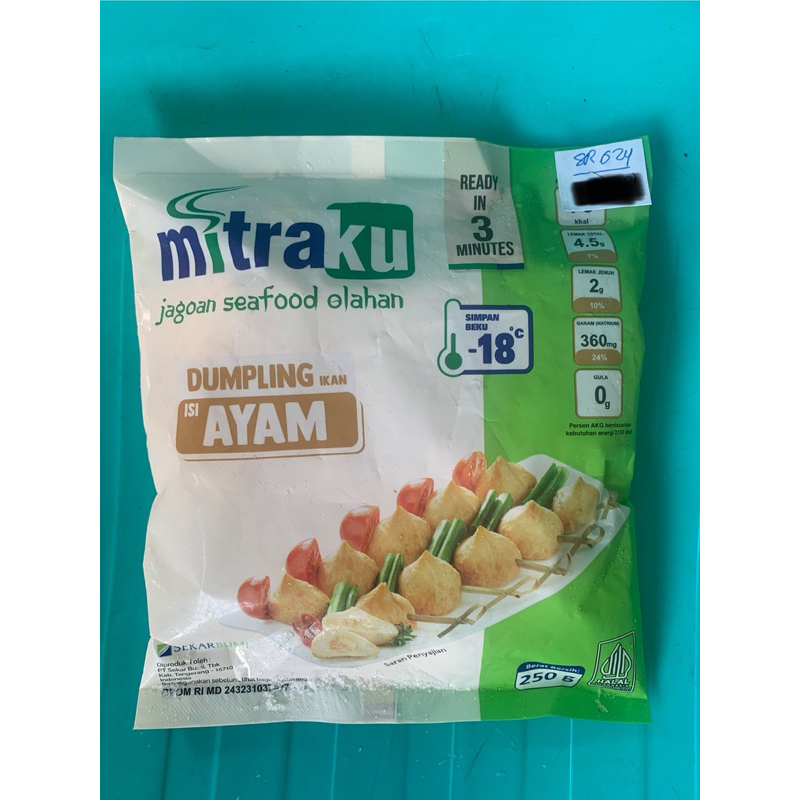 

SR024 MK Dumpling Ikan Isi Ayam 250 gr (Frozen Food)