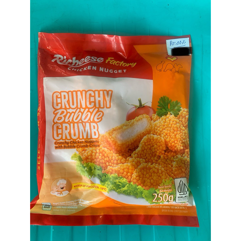 

RF002 Richeese Nugget Bubble 250 gr (Frozen Food)