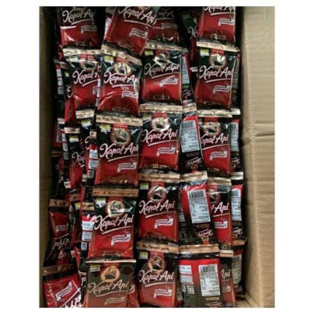 

Kapal api mini 1 dus isi 20 renceng @ 10 sachet