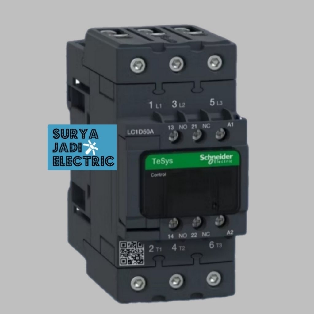 Contactor Schneider 50A LC1D50AM7 | Kontaktor Schneider LC1D50M7 LC1D50A LC1D-50 220V AC ORIGINAL
