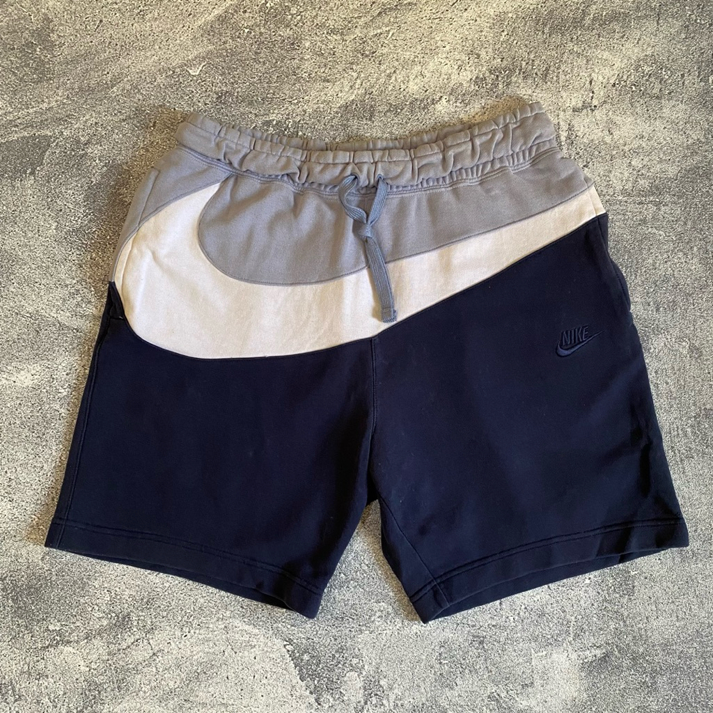 celana pendek nike big swoosh 3 tone original