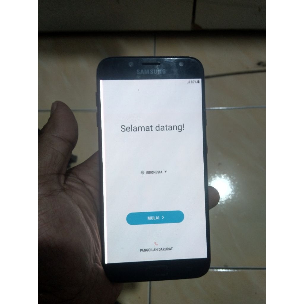 lcd Samsung j7pro original copotan minus
