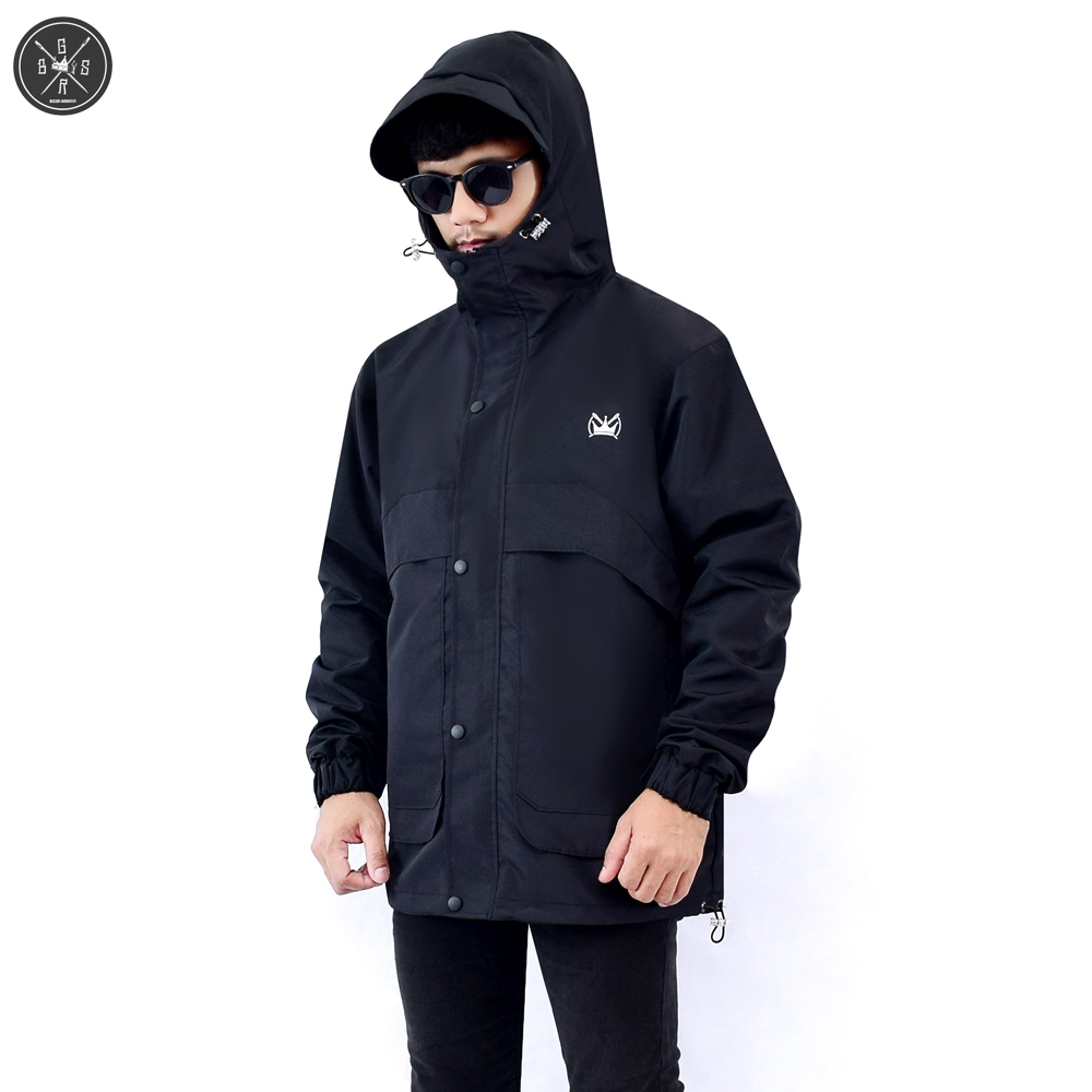 GORPCORE OUTDOOR GUNUNG Waterproof Jaket  Bahan TASLAN Premium - Jaket Gunung Gorpcore