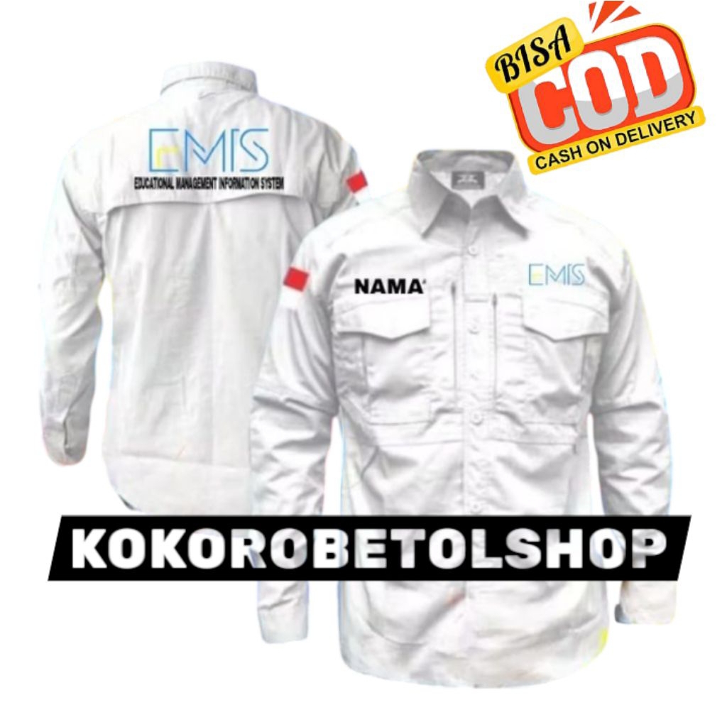 kemeja tactical emis baju tactical emis kemeja emis baju emis seragam emis Pdl emis kemeja kerja emi