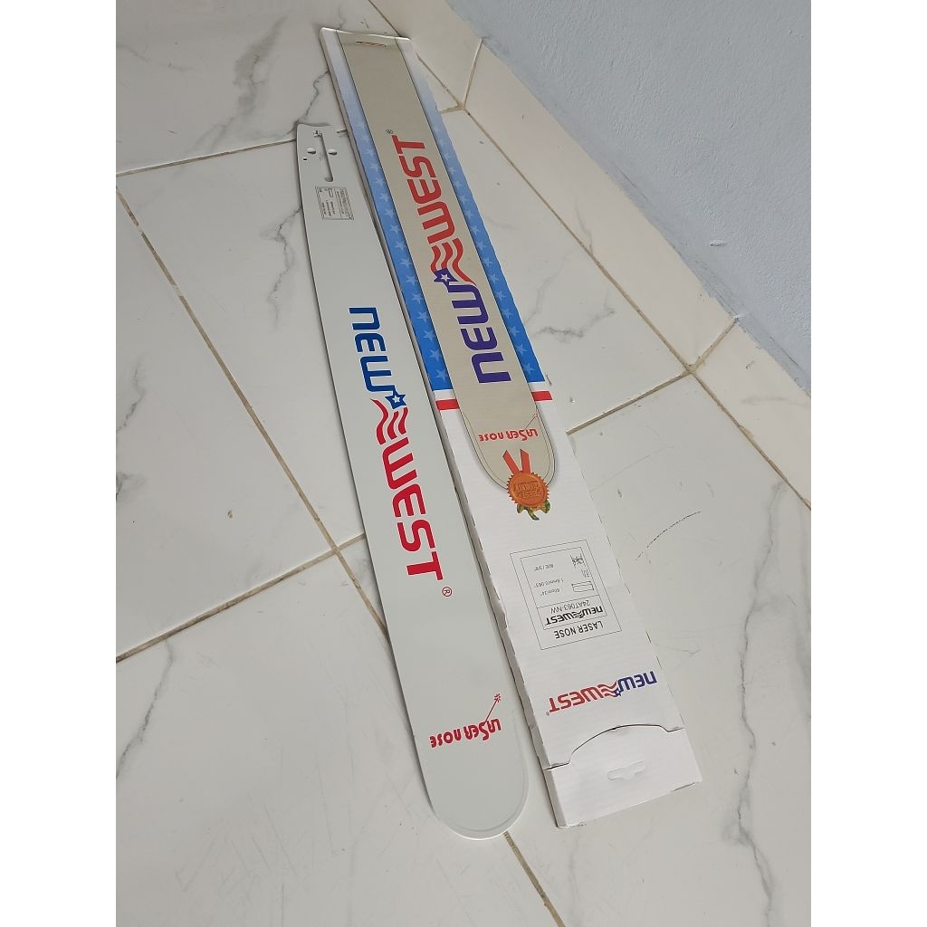Bar Senso 24 Inch 40 Mata Baja Merk NEW WEST ORIGINAL / Bar Chainsaw 24 Inch NEW WEST