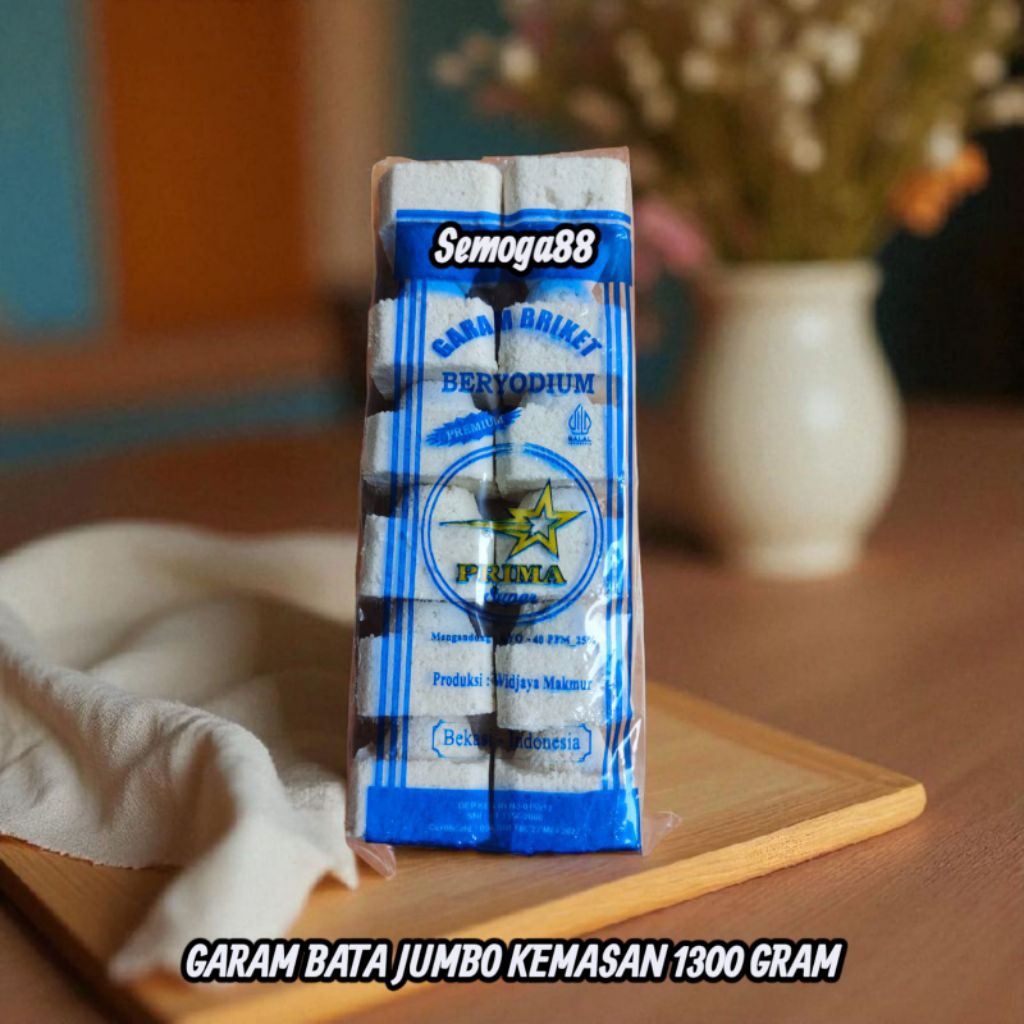 

GARAM BATA PRIMA SUPER 1300 GRAM ORIGINAL / GARAM BRIKET BERYODIUM / GARAM BALOK / GAREM