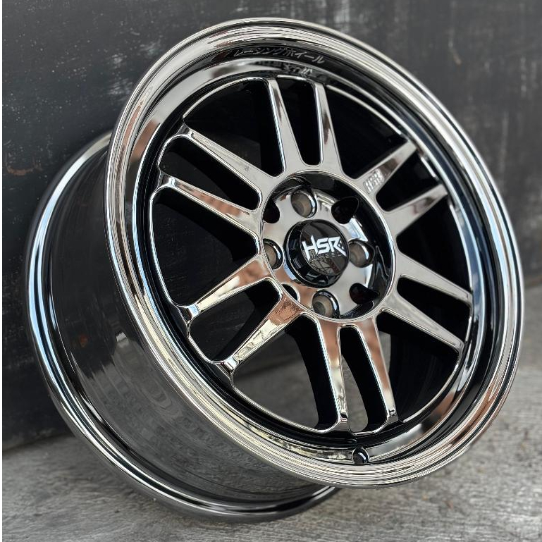 Velg HSR Boroko Bly01 R16 Black Chrome Velg Variasi R16 Mobil Jazz Avanza Mobilio Yaris Sigra Dll
