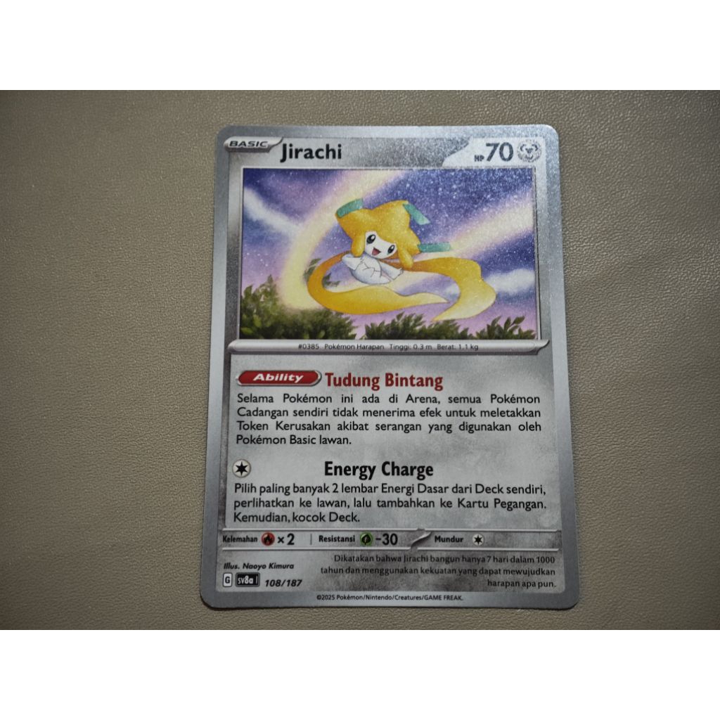 Kartu Pokemon TCG Jirachi