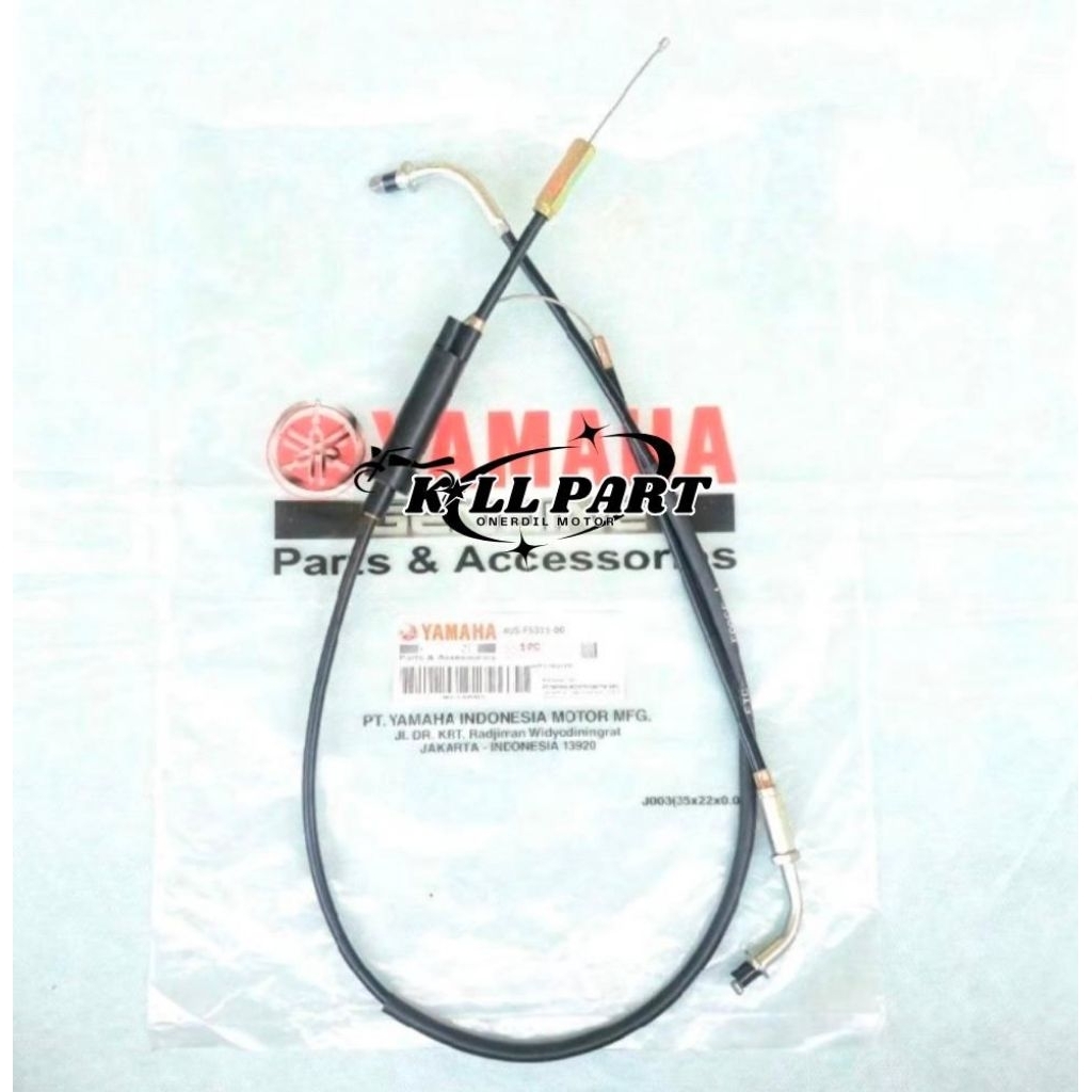 Kabel Gas Motor Yamaha F1ZR Berkualitas Original kode part (4U5)