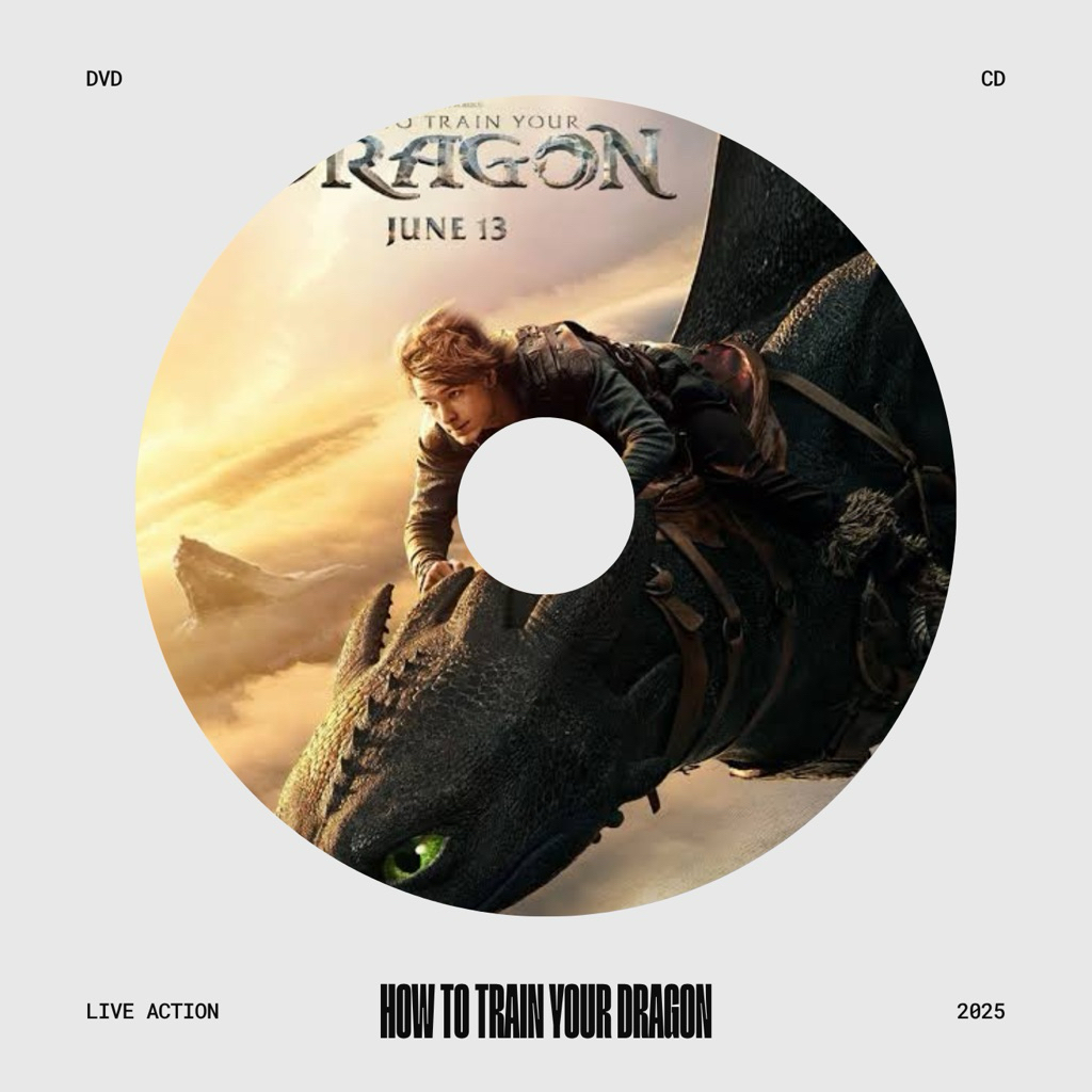 DVD - How To Train Your Dragon 2025 Life Action