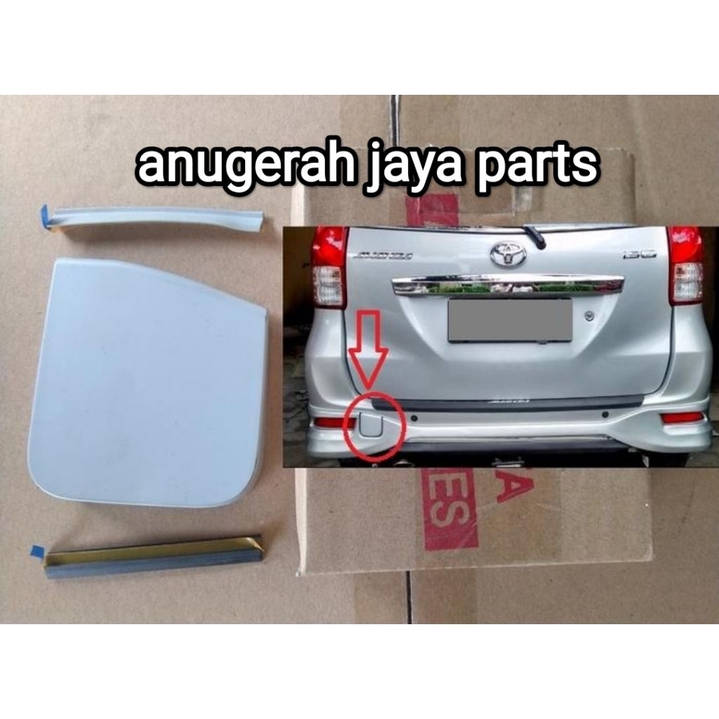 Cover Tutup Derek / Tutup Towing Bumper Belakang Avanza Luxury Original
