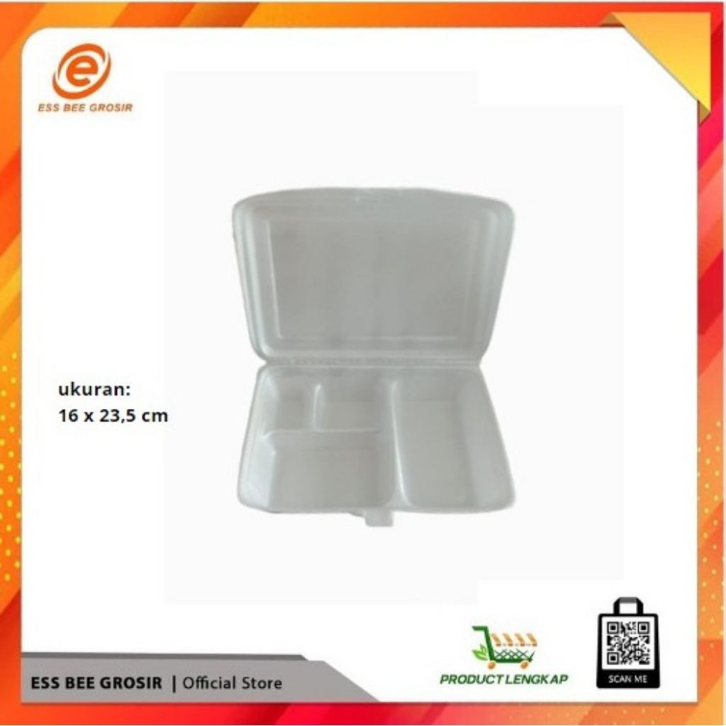 FOAM NASI SEKAT 3 / SEKAT 4 STEROFOAM