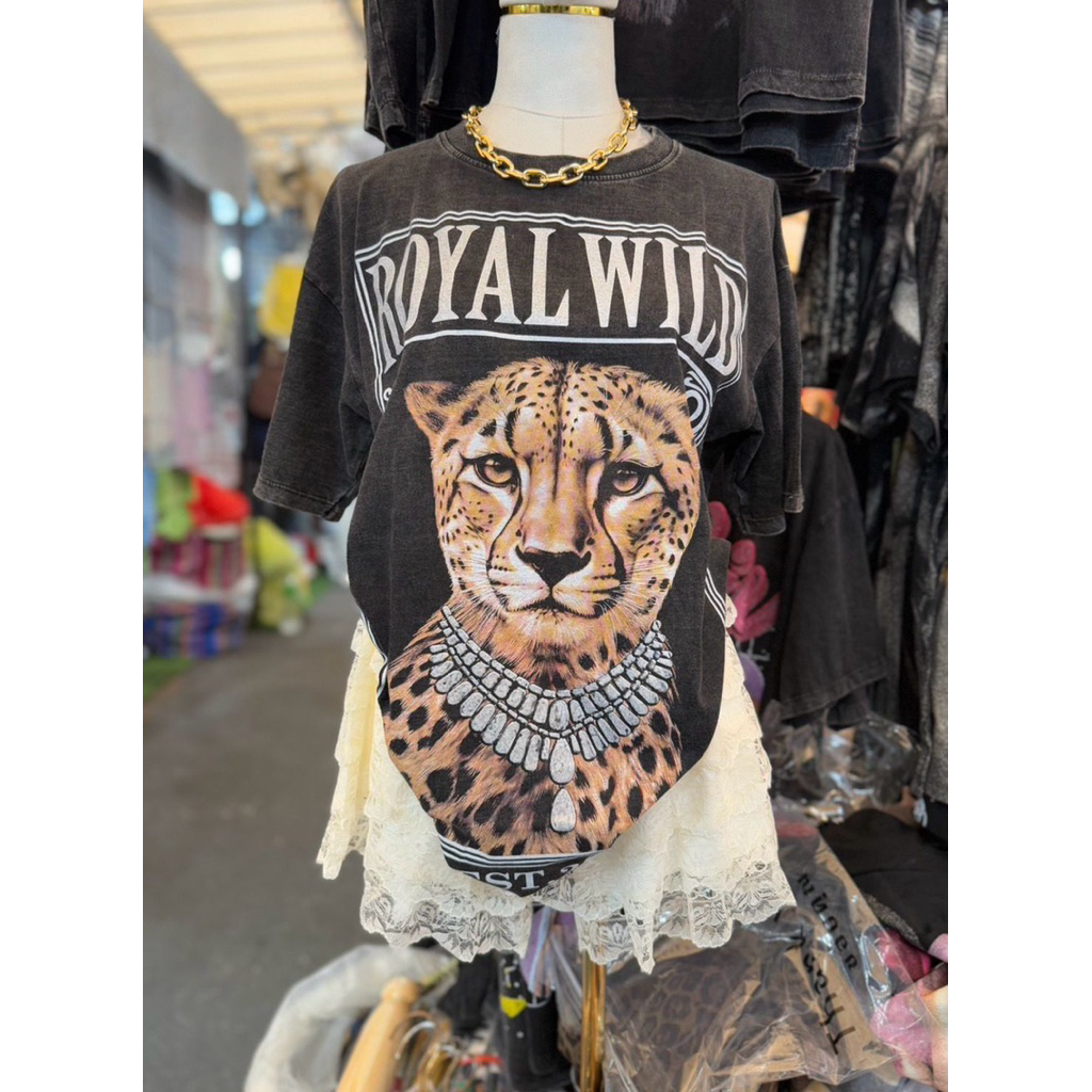 KAOS OVER SIZE MOTIF PRINT || KAOS BKK OVER SIZE