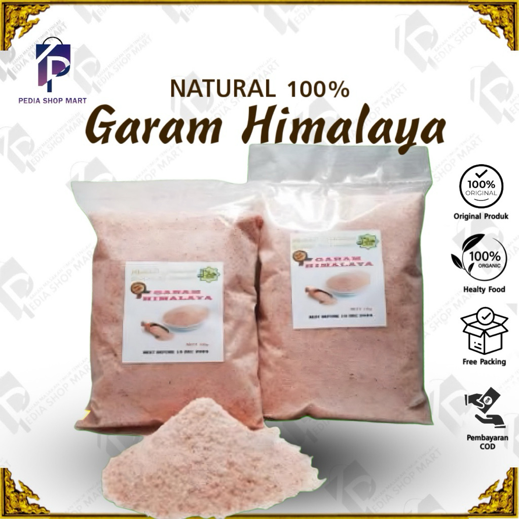 

Termurah Garam Himalaya 1kg | Himsalt | Natural Himalayan Pink Salt Alami