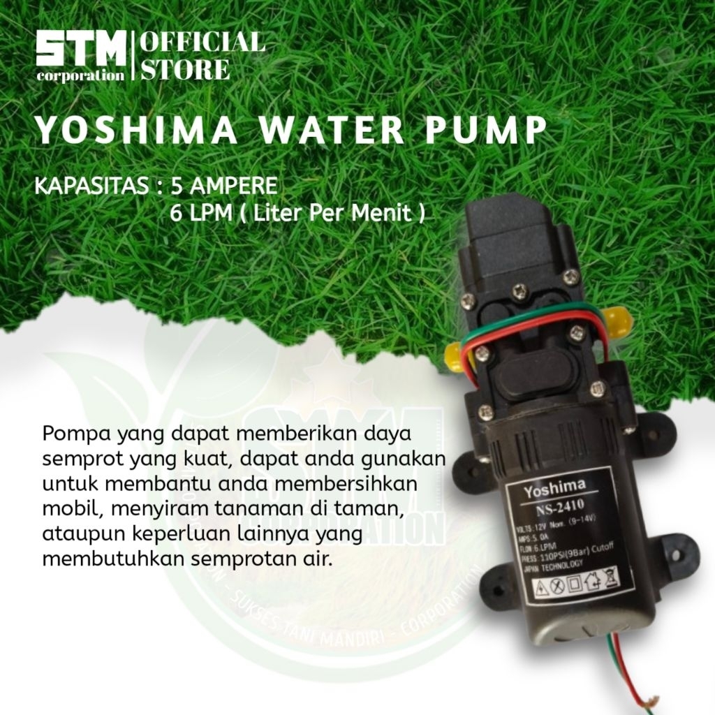 Dinamo Sprayer Yoshima 5 Ampere tekanan daya semprot tinggi - STM CORPORATION