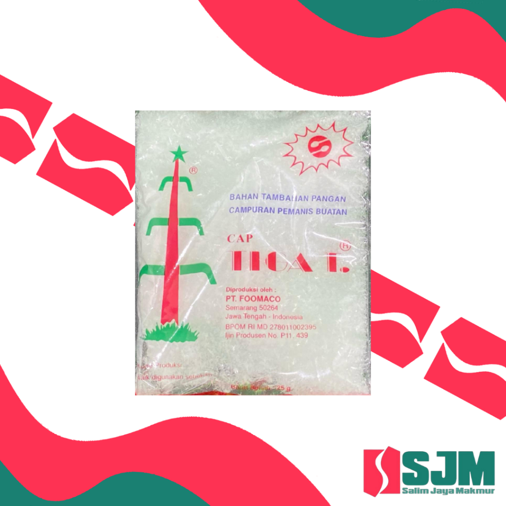 

Tiga T Sodium 25Gr - Pemanis Buatan