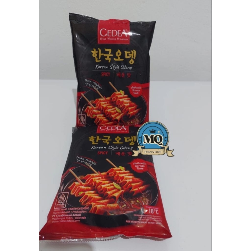 

Cedea Korean Odeng spicy 480gr