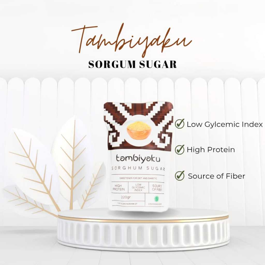 

TambiyakTambiyaku Gula bubuk Sorghum Rendah Gula Manis Alami Sehat Cocok untuk Penderita Diabetes Tanpa Pengawet Pewarna Buatanu Gula