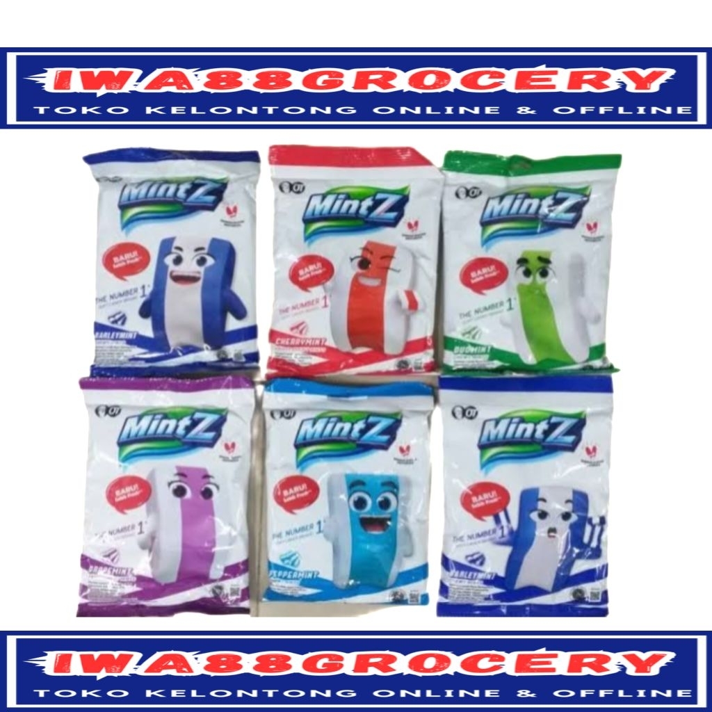 

MintZ Permen lunak 1 zak isi 50 butir all variant