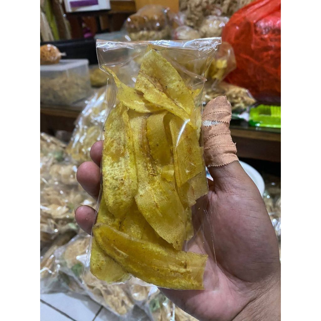 

Keripik pisang nangka gurih eceran 2000an isi 50pcs