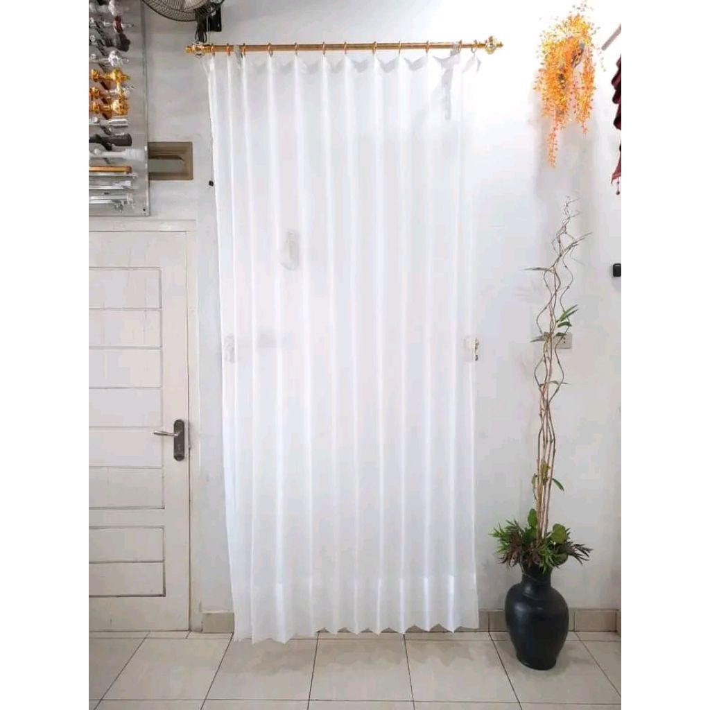 gorden jendela putih /vitrase gorden jendela