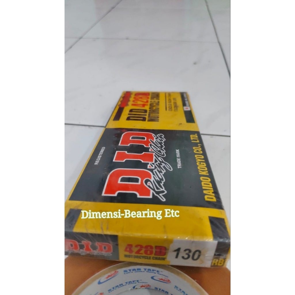 428D G&G X 130 DID RANTAI / 428D GOLD & GOLD 130L DID