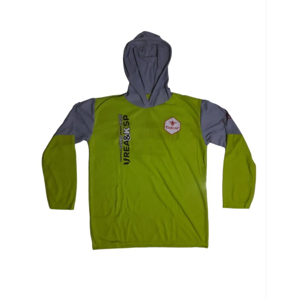 Kaos pertanian Urea tudung / Hijau