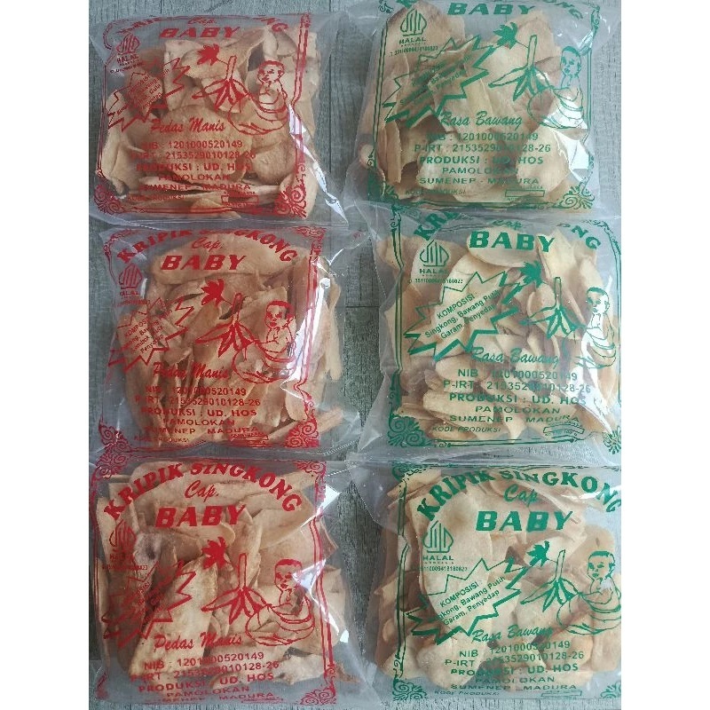 

Keripik Singkong Madura 100 Gram Baby