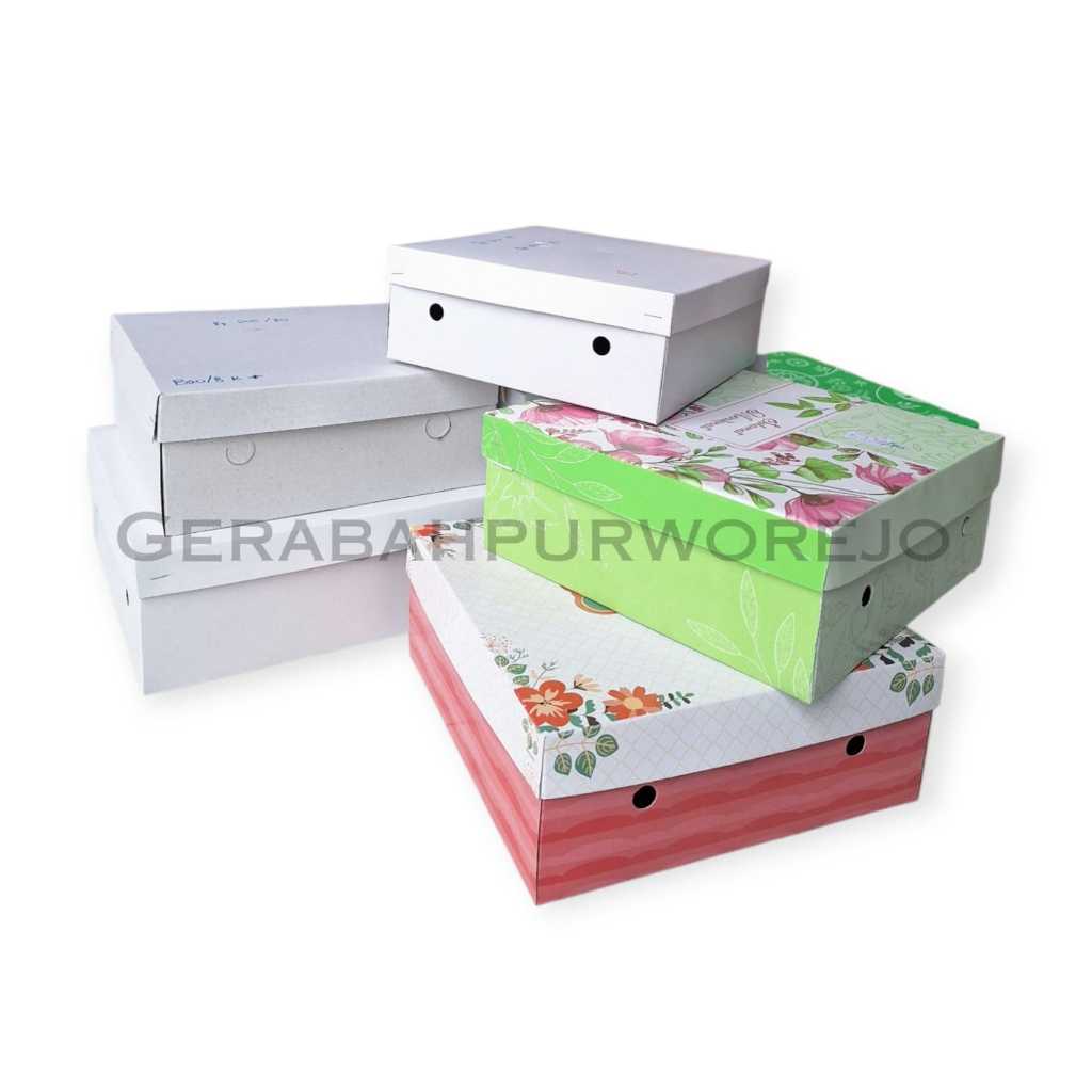 Box Kardus Nasi Kertas Motif Box Nasi Kotak Termurah Berbagai Ukuran