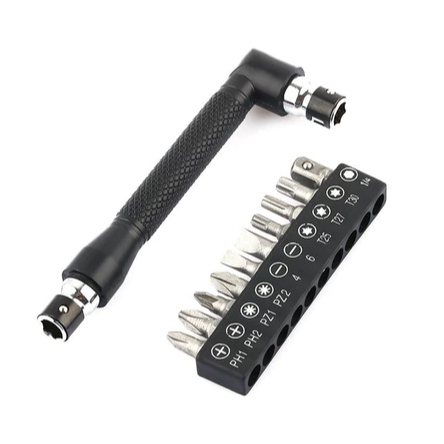 Obeng Drei Derei Siku L Alat Perkakas Service Reparasi Mobil Motor Set Mata Obeng 10 Pcs Portable
