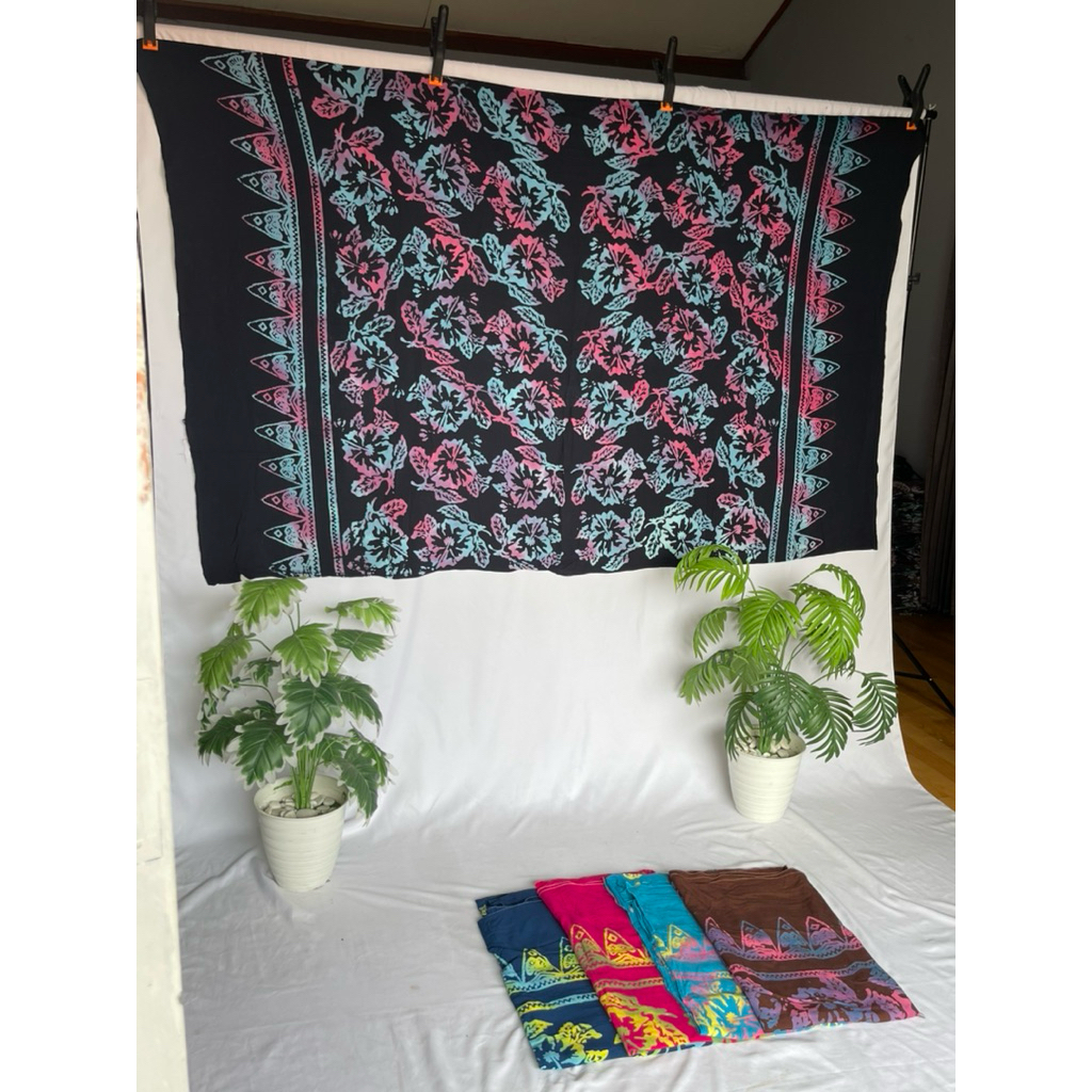 kain pantai lukis gronding jumbo 120x190-200 cm - kain pantai premium - kain bali