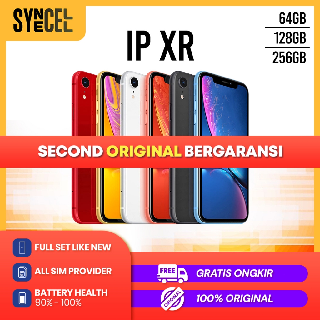 Second IP XR 128GB/64GB Fullset - Good Condition