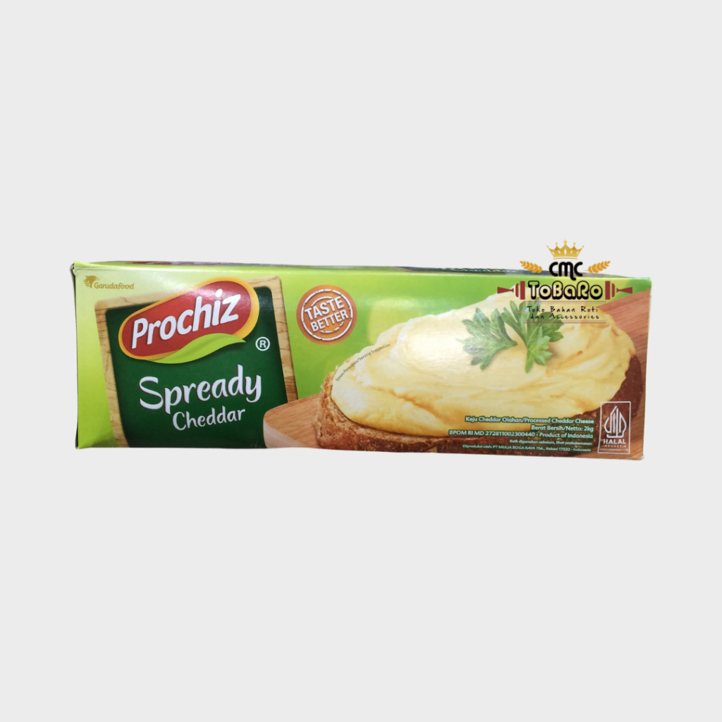 Prochiz Spready Cheese 2KG ll Keju Oles Prochiz Cheddar