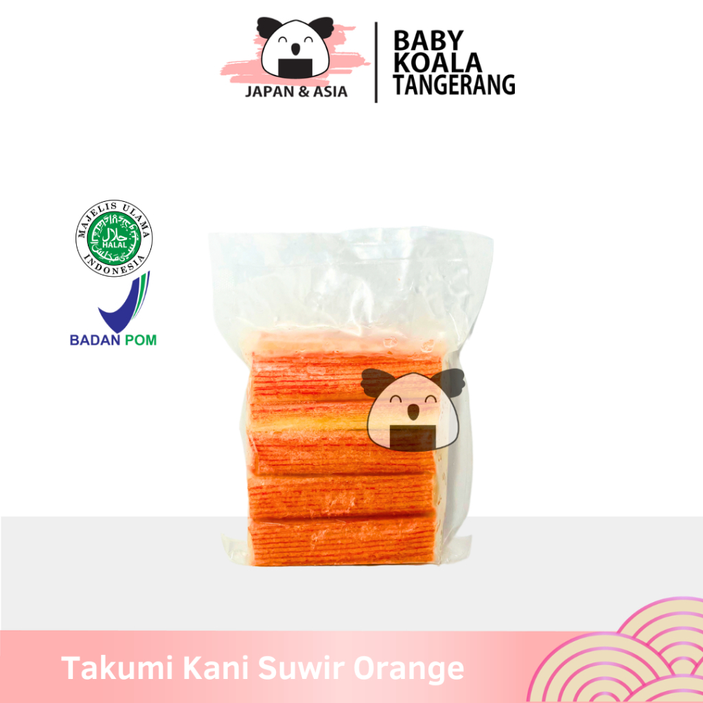

TAKUMI Crabstick Kani Suwir 10 pcs Halal │ Crab Stick for Kani Salad Ramen Shabu-shabu -BKT