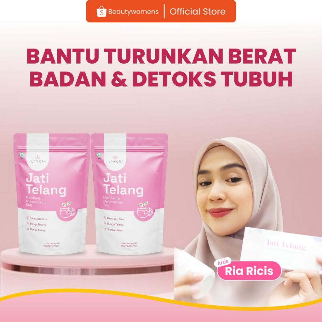 

Flamora Teh Telang Bantu Turunkan Berat Badan & Detoks Tubuh 2Pcs