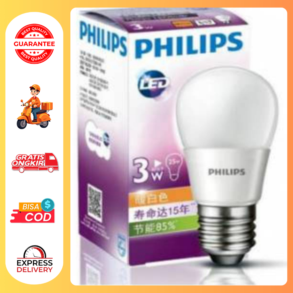 BOHLAM LED PHILIPS 3 WATT BULB
