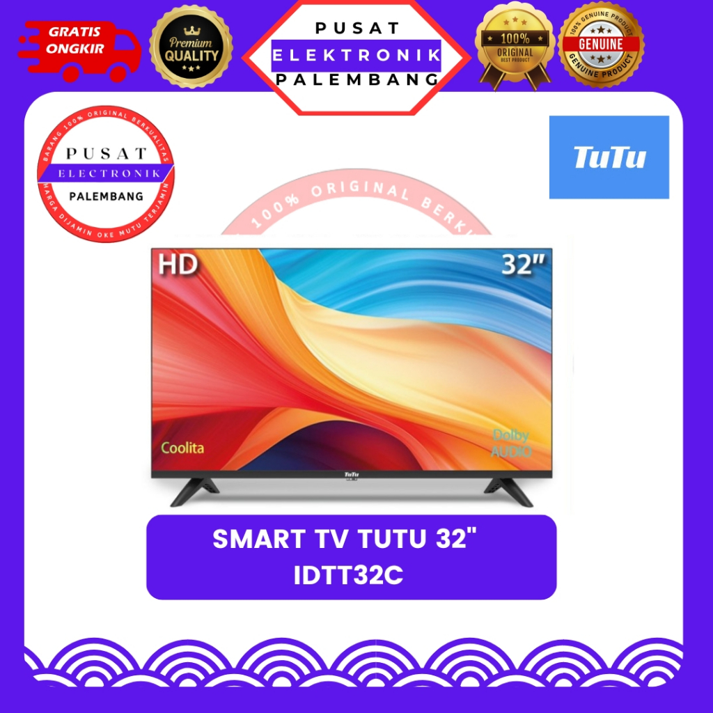TV COOLITA LED TV 32 INCH TUTU IDT32C01 LED TV 32" PALEMBANG