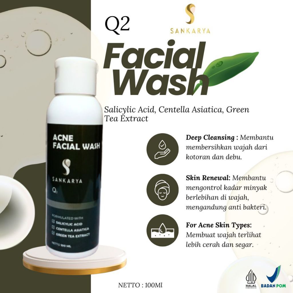 SANKARYA Q2 ACNE FACIAL WASH