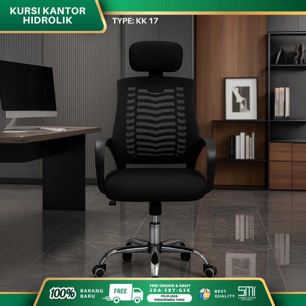 Kursi Kantor Importa / Kursi Kerja Hidrolik / Kursi Kantor Jaring / Kursi Kantor Murah