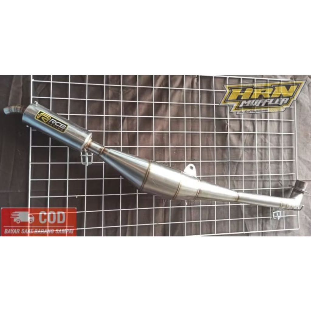 Knalpot rcb original msx fizr force1 f1zr fiz r standar racing rcb  knalpot fisr r creampie