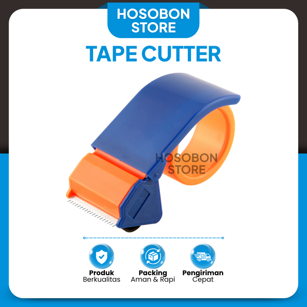 

Tape Lakban Dispenser Isolasi Cutter Pemotong Praktis Anti Slip
