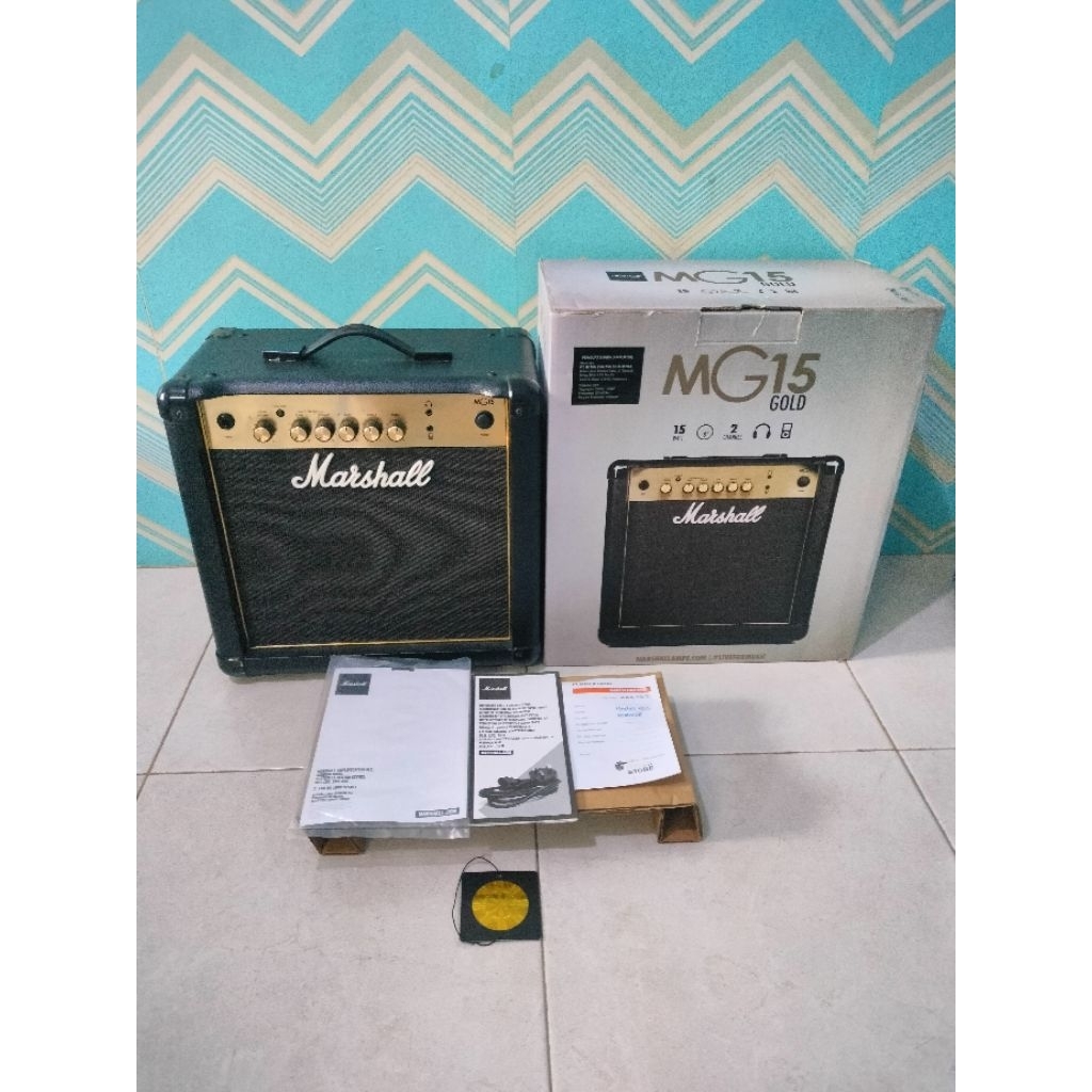 Ampli gitar Marshall MG15 gold