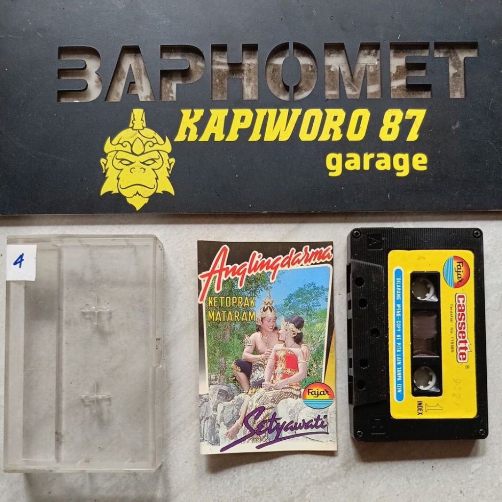 kaset pita,,, KETOPRAK MATARAM Anglingdarma Setyawati