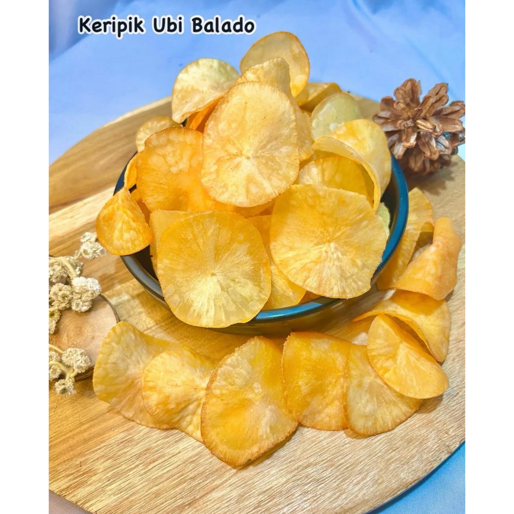 

KERIPIK UBI BALADO 500GR
